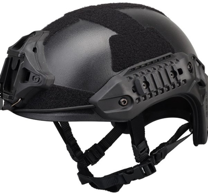 Страйкбольний шолом MK MTek Flux helmet Black (Airsoft / Страйкбол) - зображення 1