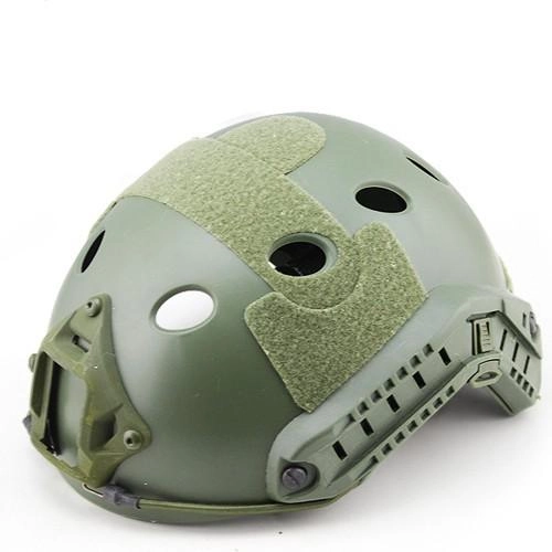 Страйкбольный шлем FAST PJ-type Olive отверстия овальные (Airsoft / Страйкбол) - изображение 1