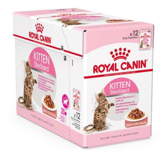 Mokra karma dla kociąt sterylizowanych ROYAL CANIN Kitten Sterilized - saszetki 12x85g (9003579007129) - obraz 1