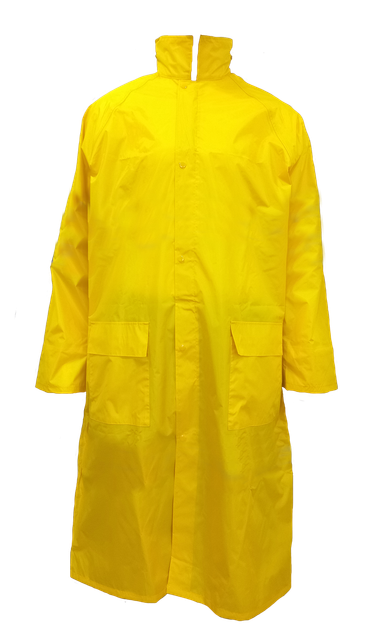 Плащ от дождя Sizam Chester Yellow с PVC покрытием желтый L (30333) - изображение 3