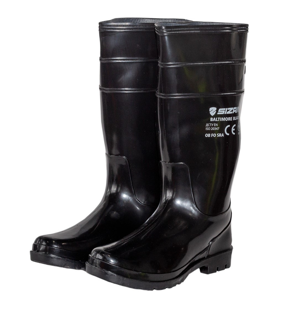 Сапоги резиновые рабочие Sizam Baltimore Light Black из ПВХ 42 (36345 ...