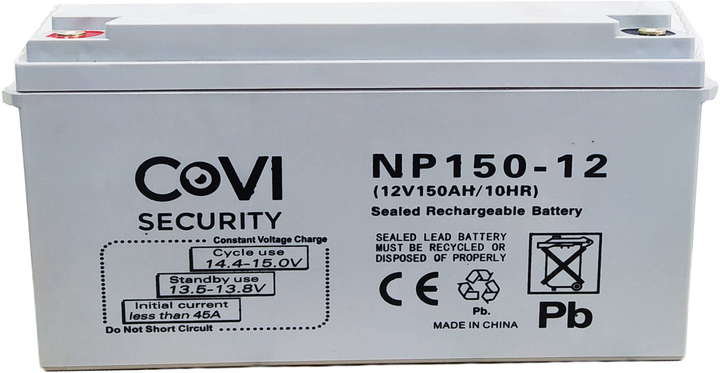 Аккумуляторная батарея CoVi Security NP150-12 150 Ah 12V AGM - изображение 1