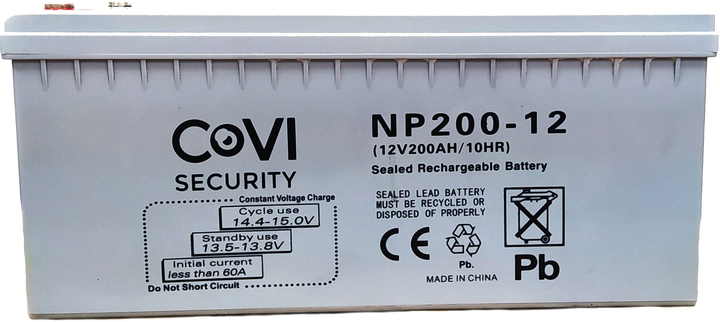 Аккумуляторная батарея CoVi Security NP200-12 200 Ah 12V AGM - изображение 1