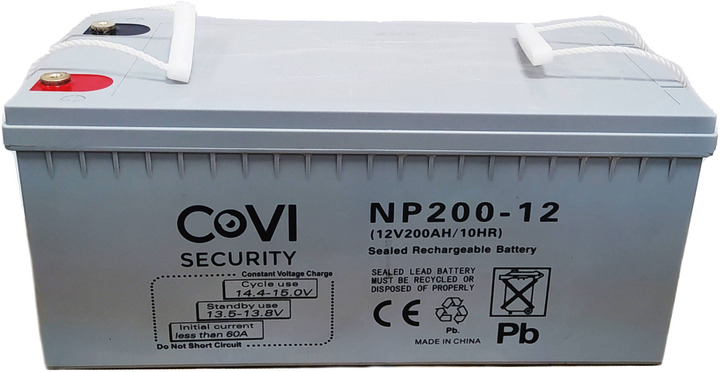 Аккумуляторная батарея CoVi Security NP200-12 200 Ah 12V AGM - изображение 2