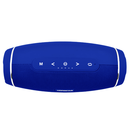 Портативная колонка HOPESTAR H27, Bluetooth, радио, PowerBank, speakerphone, синий - изображение 3