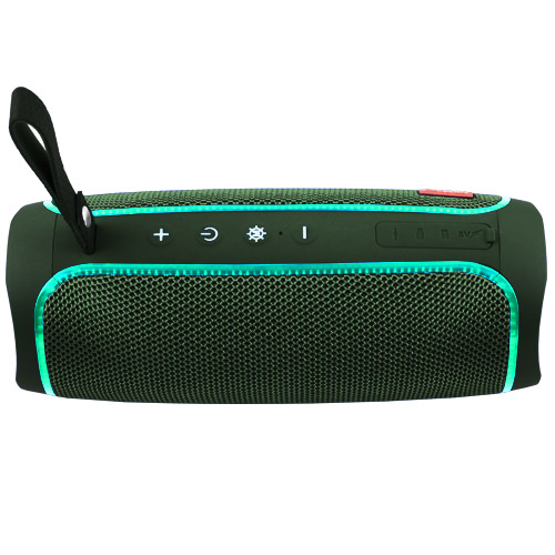 Портативна колонка TG287, Bluetooth, радіо, speakerphone, зелений - зображення 2