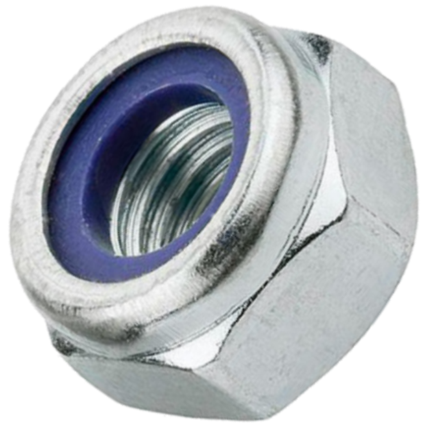 Гайка М30 DIN985 самостопорная кл.міц.6 цинк Steelfix 25 шт (005011 ...