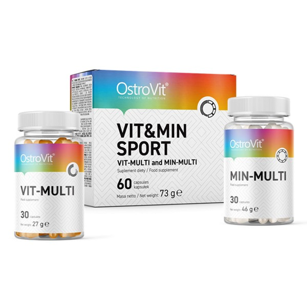 Витаминно-минеральный комплекс для спорта OstroVit Vit&Min Sport 2 х 60 ...