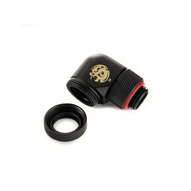Фитинг Bitspower Enhance Rotary G1/4 90-Degree Multi-Link Adapter 12mm OD - Carbon Black (BP-CBE90RML) - изображение 2