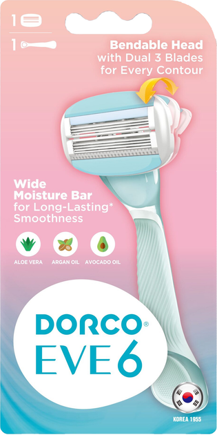 Бритва системна Dorco EVE6 для жінок 6 лез (8801038583099) - зображення 2