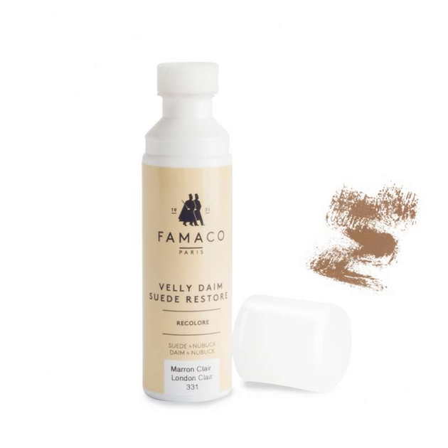 Краска для замши и нубука Famaco Velly Daim 331 Рудувато-коричневий 75 ...