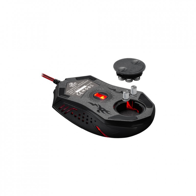 Мышка Redragon M601BA USB Black-Red + Килимок (78226) - изображение 5