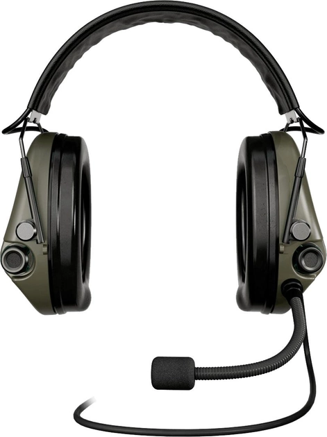 Навушники Sordin Supreme MIL CC Slim Headband Green PVC (74332-06-S) - зображення 1