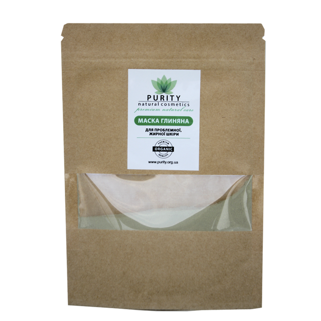 Маска глиняна для проблемної та жирної шкіри PURITY 50 г PURF11 - Фото 1 Маска глиняна для проблемної та жирної шкіри PURITY 50 г PURF11 - зображення 1