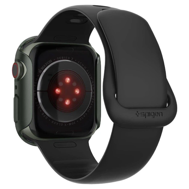 Чехол Spigen Thin Fit для Apple Watch 7 45 mm Military Green (ACS04175) - Фото 5 Чехол Spigen Thin Fit для Apple Watch 7 45 mm Military Green (ACS04175) - изображение 5