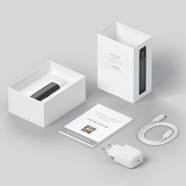 POD-система IQOS VEEV 1.5 мл Графитовый (7622100818113) – фото