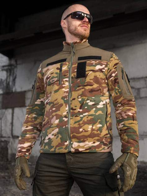 Кофта флисовая BEZET Soldier камуфляж - XL - изображение 1