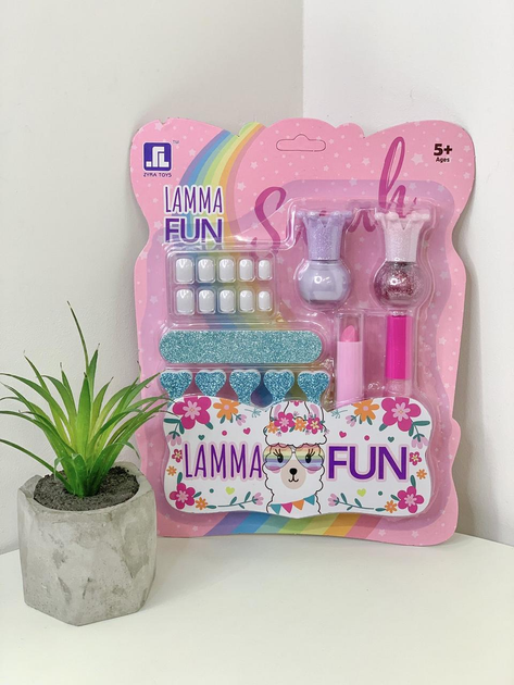 Косметика Маникюрный набор и помада на листе Lamma Fun – игрушки с ...