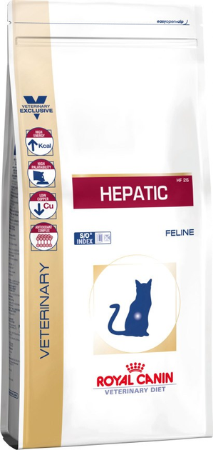 Sucha karma dla kotów z problemami wątroby ROYAL CANIN Vet Hepatic 4kg (3182550787987) - obraz 1