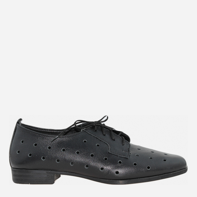 Женские дерби из кожи Classic Style R9201-1 37 23 см Черные ...