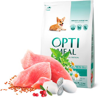 Сухой корм Optimeal для щенят индейка 4 кг - изображение 2