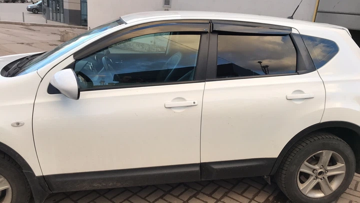 Вітровики (4 шт., Sunplex Sport) для Nissan Qashqai 2007-2010 рр - зображення 2