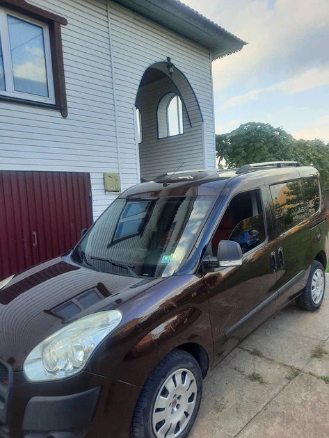 Хромированные Рейлинги Стандартные, пластиковые ножки для Fiat Doblo II 2010-2022 гг - изображение 6
