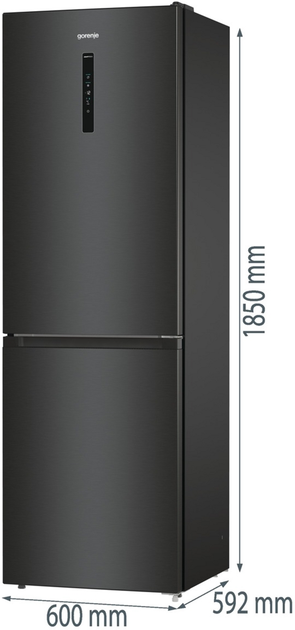 Двухкамерный холодильник Gorenje NRK619EABXL4 - изображение 17