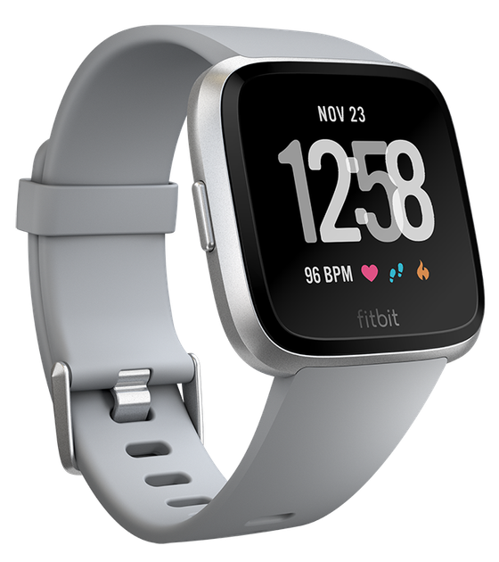 Умные часы с оптическим пульсометром Fitbit Versa, silver – фото ...
