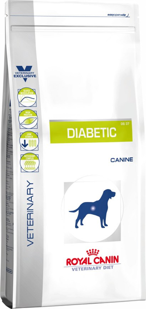 Сухий корм для дорослих собак Royal Canin Diabetic Dog 12 кг (3182550798952) - зображення 1