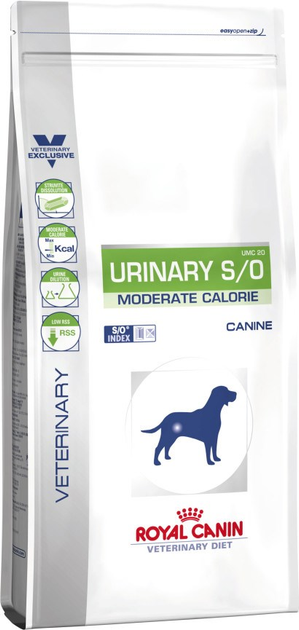 Sucha karma dla dorosłych psów Royal Canin Urinary S/O Moderate Calorie Dog 12 kg (3182550780926) (3800120) - obraz 1