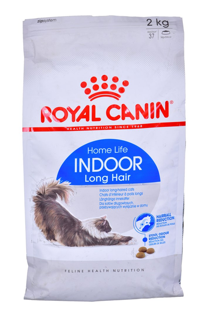 Сухой корм для домашніх котів Royal Canin Indoor LongHair 2 кг (3182550739382) (25490209) - зображення 1