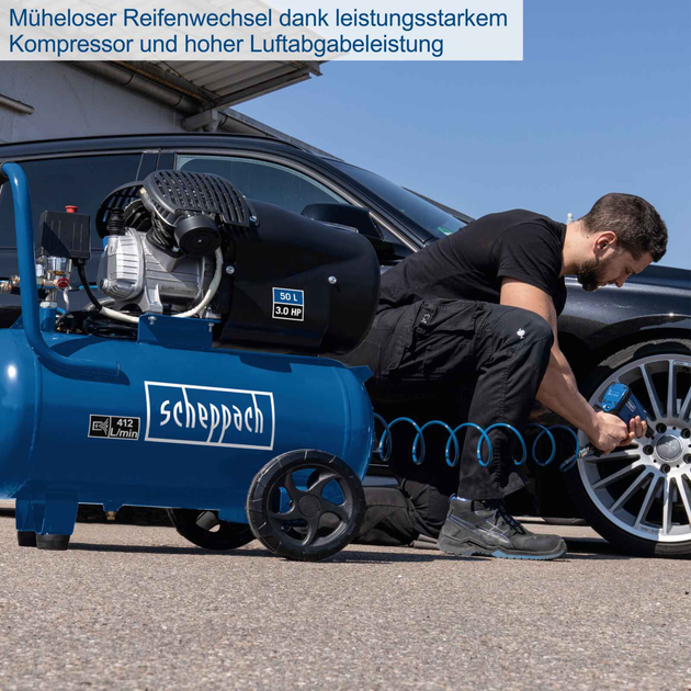 Компрессор высокого давления Scheppach HC53DC (50 л) - изображение 8