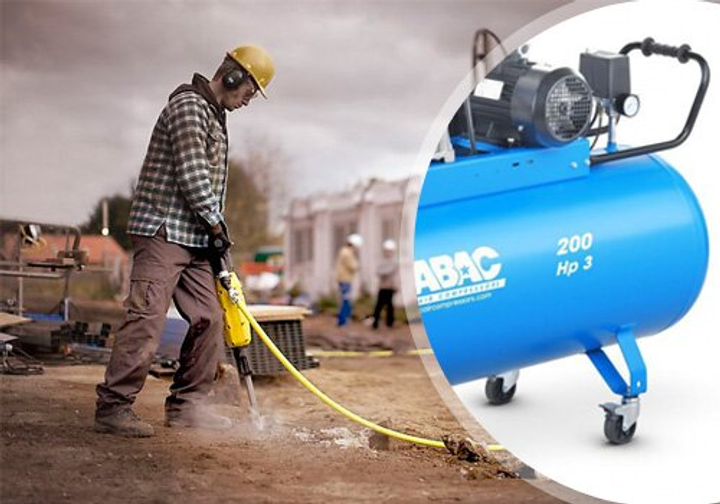 Компрессор воздушный ABAC PRO A49B 200 CT4 (200 л) - изображение 2