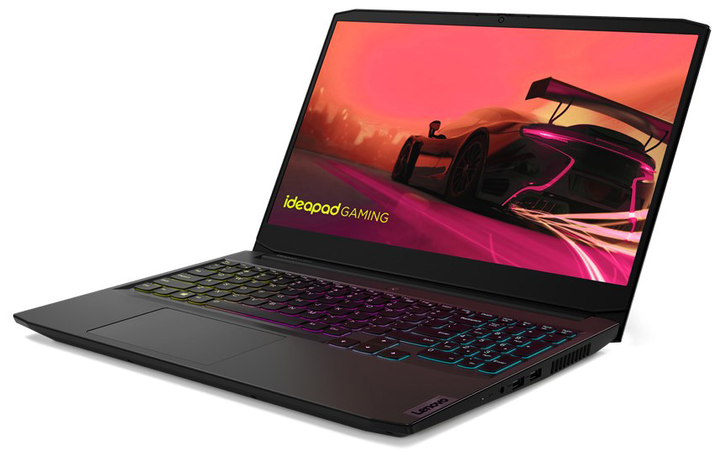 Laptop Lenovo IdeaPad Gaming 3 15ACH6 (82K2014WPB) Shadow Black - obraz 2