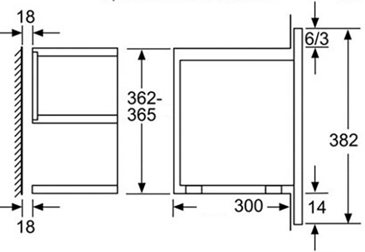Kuchenka mikrofalowa do zabudowy BOSCH BFR634GB1 - obraz 6
