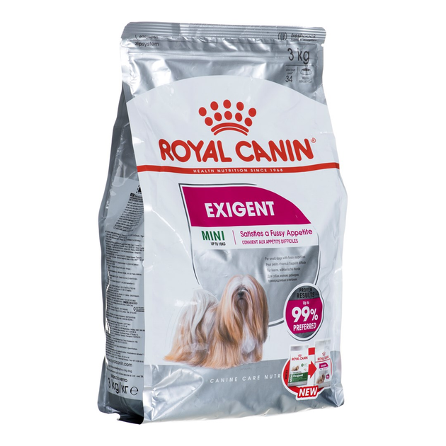 Sucha karma dla wybrednych psów małych ras Royal Canin Mini Exigent powyżej 10 miesiąca życia 3 kg (3182550894050) (1006030) - obraz 1