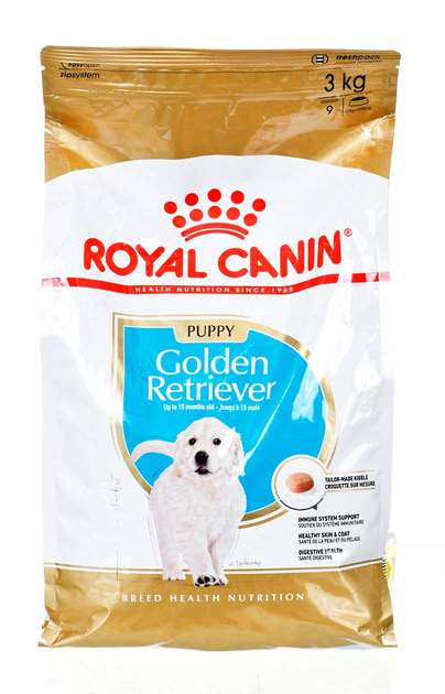 Sucha karma dla szczeniąt Golden Retriever Royal Canin Puppy 3kg (3182550751254) - obraz 1