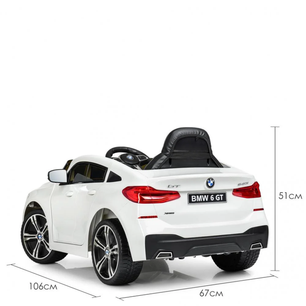 Дитячий електромобіль Bambi JJ2164EBLR-1 BMW до 30 кг. - зображення 4