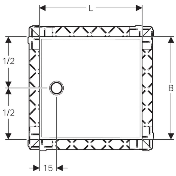 Geberit Поверхность для душевой зоны Setaplano: 100*100см (154.280.11.1) - Фото 2 Geberit Поверхность для душевой зоны Setaplano: 100*100см (154.280.11.1) - изображение 2