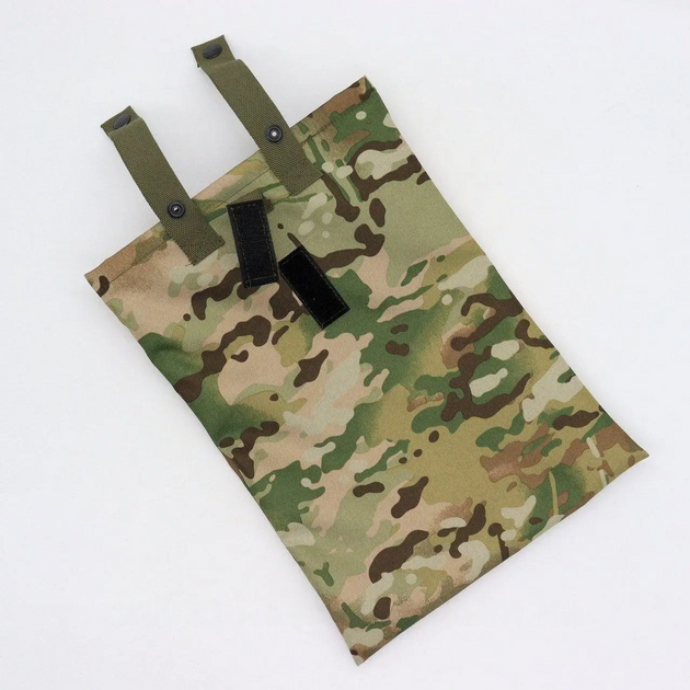 Тактична сумка підсумок військова армійська з підкладкою для скидання магазину з системою Моллі 32х25х20 см (474289-Prob) Мультикам - зображення 2