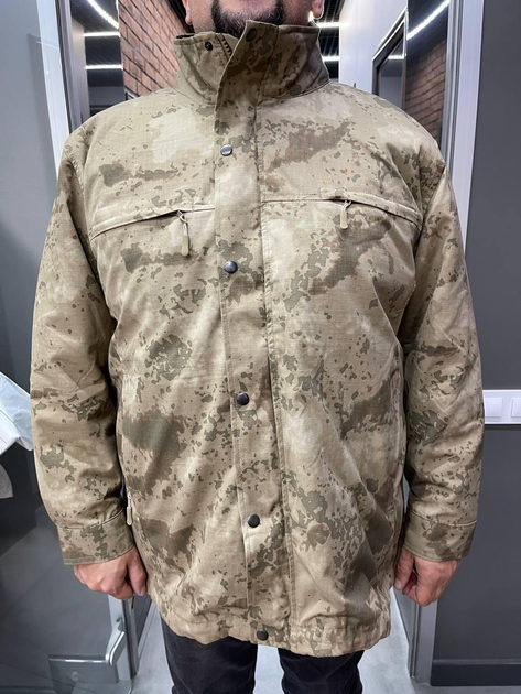 Куртка-парка тактическая на позднюю осень, цвет Жандарм, размер XL, теплая куртка для военных - изображение 1