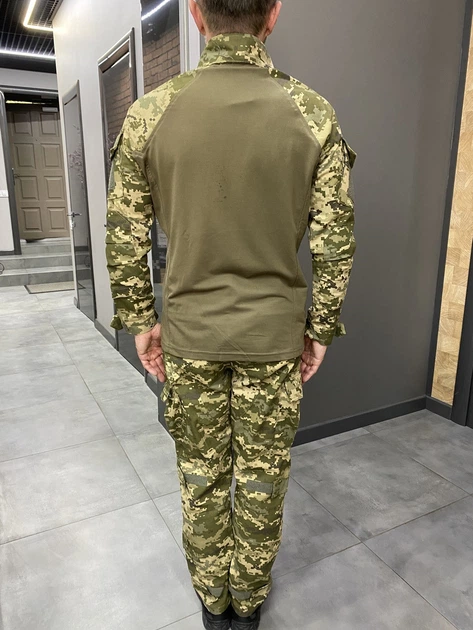 Військова форма (убакс та штани) COMBAT, розмір L, бавовна, український піксель, Wolftrap, форма ЗСУ (airsoft-takim) - Фото 2 Військова форма (убакс та штани) COMBAT, розмір L, бавовна, український піксель, Wolftrap, форма ЗСУ (airsoft-takim) - зображення 2
