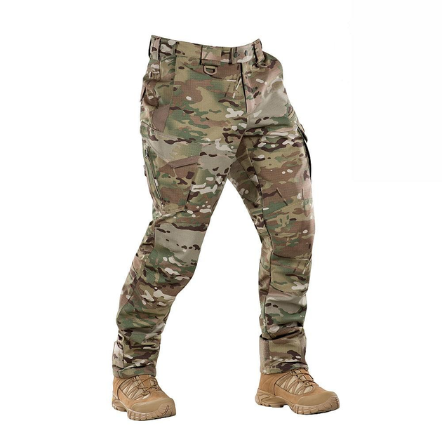 Штани чоловічі M-Tac Aggressor Elite NYCO Multicam військові, Тактичні армійські штани Мультики М - зображення 1