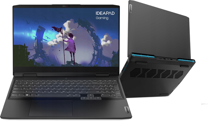 Laptop Lenovo IdeaPad Gaming 3 15IAH7 (82S900JMPB) Onyx Grey - obraz 8