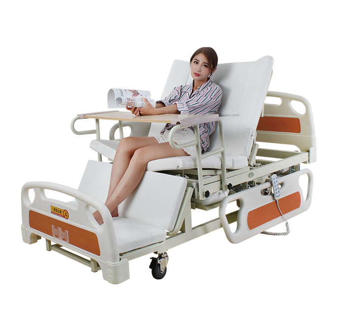 Медична функціональна електро ліжко з туалетом MIRID E39 - зображення 1
