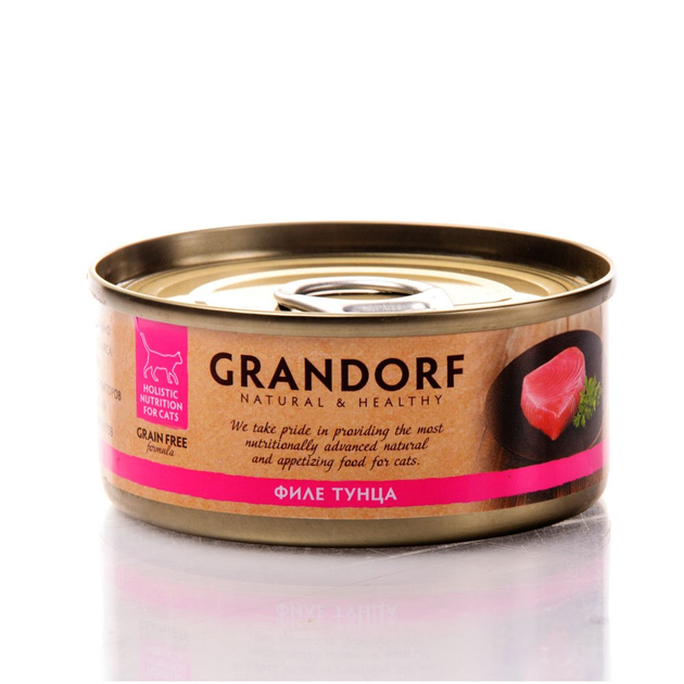 Консервы GRANDORF для кошек "Филе тунца", 70 г от продавца: Чудовий ...