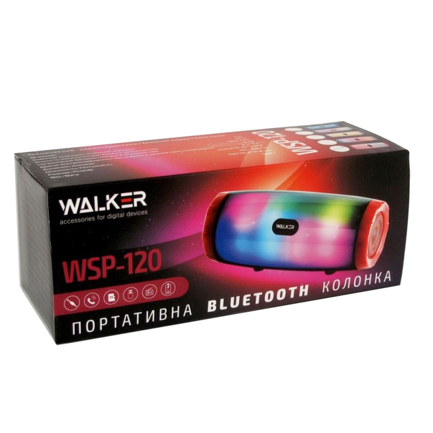 Портативная колонка WALKER WSP-120 dark blue – фото, отзывы ...