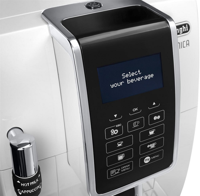 Кавомашина DELONGHI Dinamica ECAM 350.35 W - зображення 4