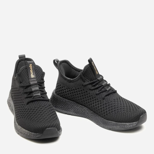 Buty sportowe damskie na platformie do kostki lekkie Sprandi WP07-GVA-1 38 24 cm Czarne (5904862746173) - obraz 4